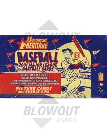 2001 Bowman Heritage Baseball Hobby Box