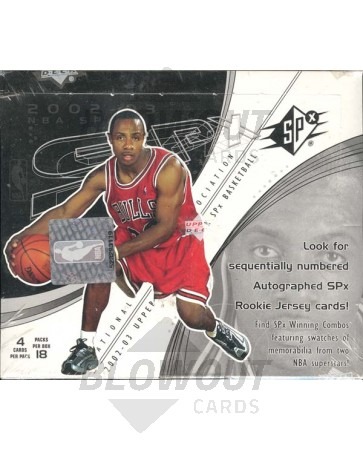 2002/03 Upper Deck SPx Basketball Hobby Box