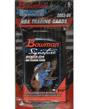 2003/04 Bowman Signature Basketball Blister Pack