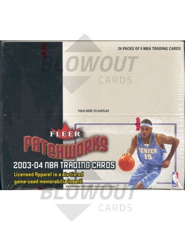 2003/04 Fleer Patchworks Basketball Retail Box