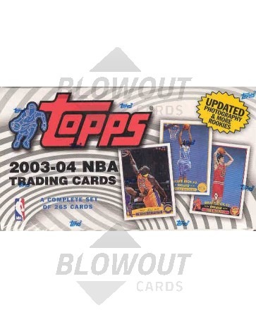 2003/04 Topps Basketball Complete Factory Set