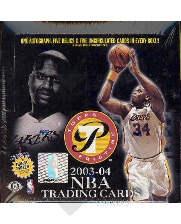 2003/04 Topps Pristine Basketball Hobby 6 Box Case