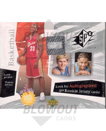 2003/04 Upper Deck SPx Basketball Hobby Box