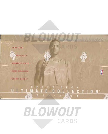 2003/04 Upper Deck Ultimate Collection Basketball 4 Box Case