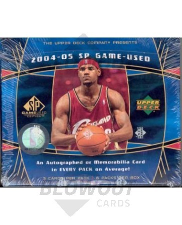 2004/05 Upper Deck SP Game Used Basketball Hobby Box