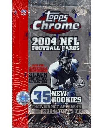 2004 Topps Chrome Football Hobby Box