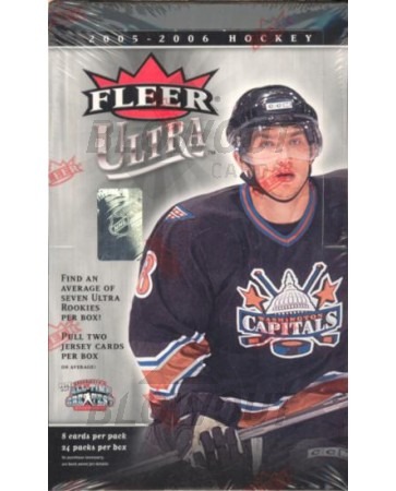 2005/06 Fleer Ultra Hockey Hobby 12 Box Case