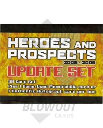2005/06 In The Game (ITG) Heroes and Prospects Update Set