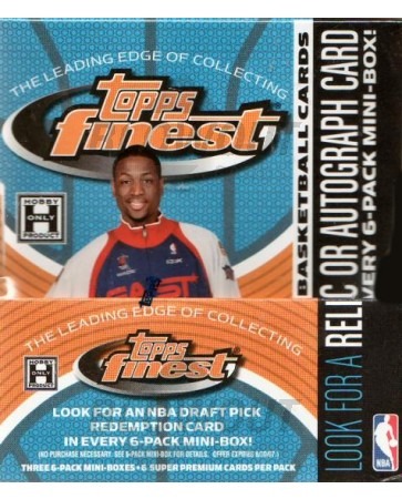2005/06 Topps Finest Basketball Hobby 12 Box Case
