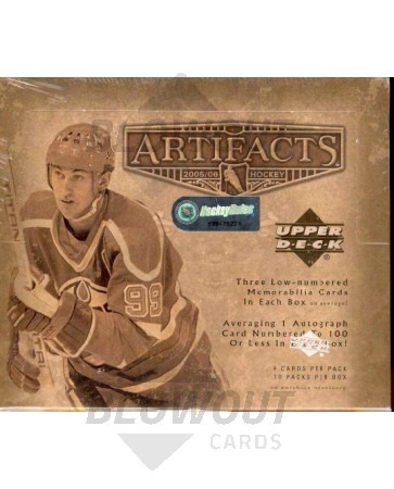 2005/06 Upper Deck Artifacts Hockey Hobby Box