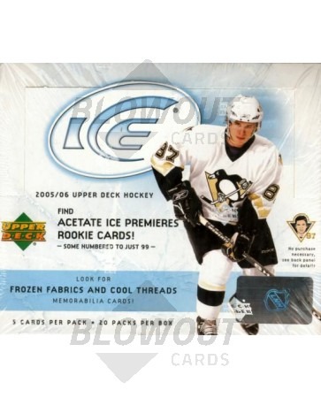 2005/06 Upper Deck Ice Hockey Hobby Box