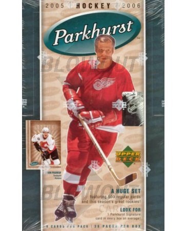 2005/06 Parkhurst Hockey Hobby 12 Box Case
