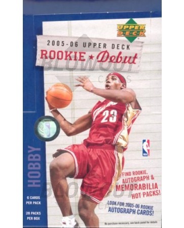 2005/06 Upper Deck Rookie Debut Basketball Hobby Box