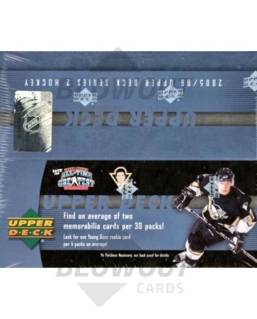 2005/06 Upper Deck Series 2 Hockey Retail 20 Box Case