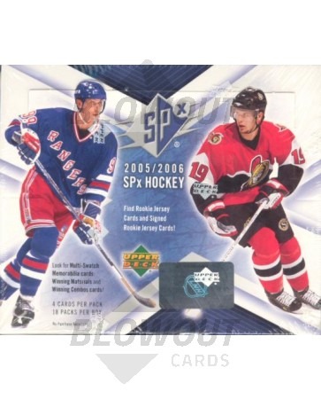 2005/06 Upper Deck SPx Hockey Hobby Box
