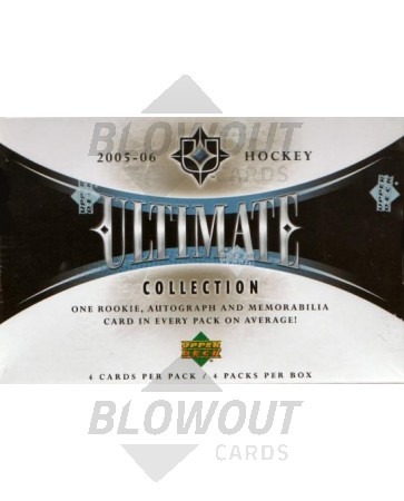 2005/06 Upper Deck Ultimate Collection Hockey Hobby 4 Box Case