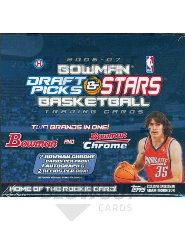 2006/07 Bowman Draft Picks & Stars Basketball Hobby 12 Box Case