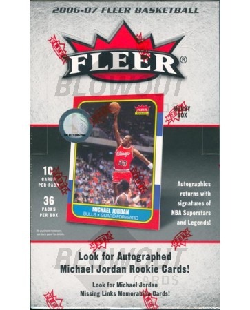 2006/07 Fleer Basketball Hobby Box