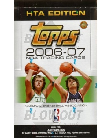 2006/07 Topps Basketball Jumbo HTA 6 Box Case