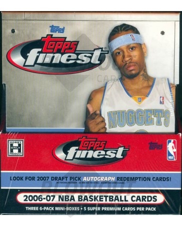2006/07 Topps Finest Basketball Hobby 12 Box Case