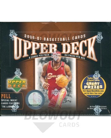 2006/07 Upper Deck Basketball Retail 20 Box Case
