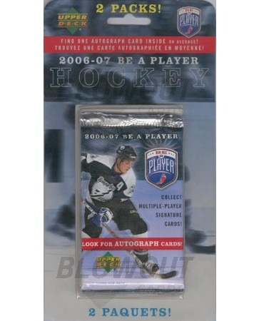 2006/07 Upper Deck Be A Player BAP Hockey 2pk Blister Package