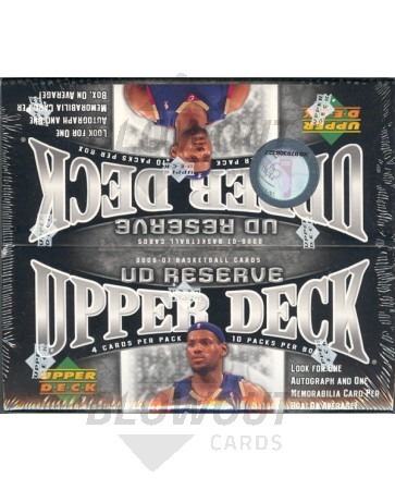 2006/07 Upper Deck Reserve Basketball Hobby 16 Box Case