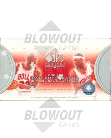 2006/07 Upper Deck SP Authentic Basketball Hobby 12 Box Case