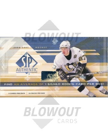 2006/07 Upper Deck SP Authentic Hockey Hobby 12 Box Case