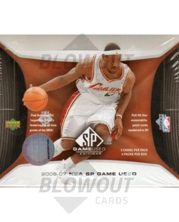 2006/07 Upper Deck SP Game Used Basketball Hobby Box