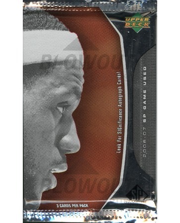 2006/07 Upper Deck SP Game Used Basketball Hobby Pack