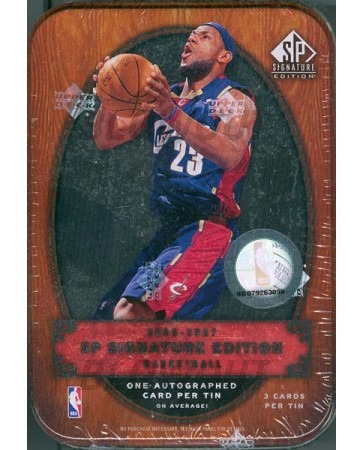 2006/07 Upper Deck SP Signature Edition Basketball 24 Tin Case