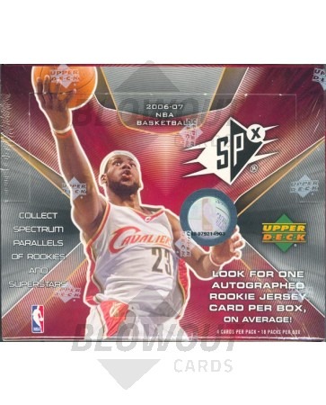 2006/07 Upper Deck SPx Basketball Hobby 14 Box Case