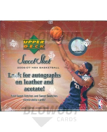 2006/07 Upper Deck Sweet Shot Basketball Hobby 16 Box Case