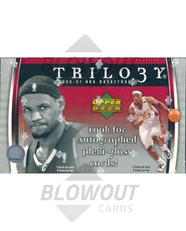 2006/07 Upper Deck Trilogy Basketball Hobby 10 Box Case