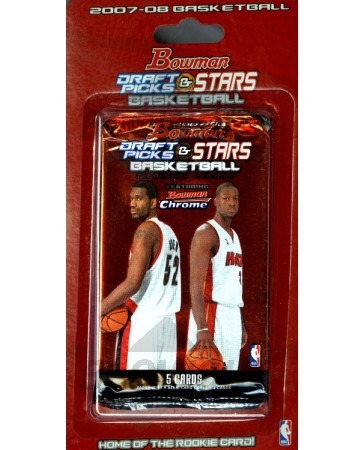 2007/08 Bowman Draft Picks & Stars Basketball Blister Pack Box