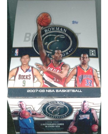 2007/08 Bowman Elevation Basketball Hobby Box