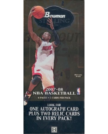 2007/08 Bowman Sterling Basketball Hobby Box
