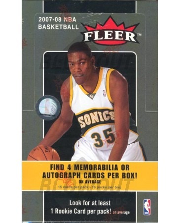 2007/08 Fleer Basketball Hobby 12 Box Case
