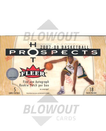 2007/08 Fleer Hot Prospects Basketball Hobby 16 Box Case