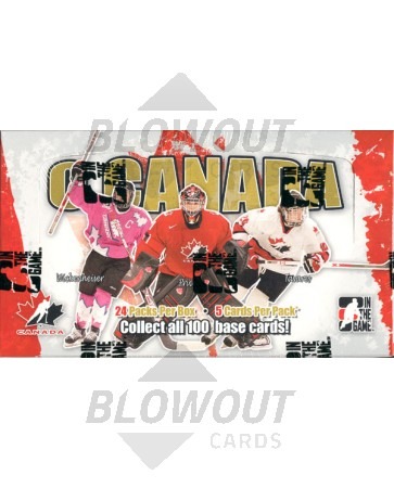 2007/08 In The Game (ITG) O Canada Hockey Box