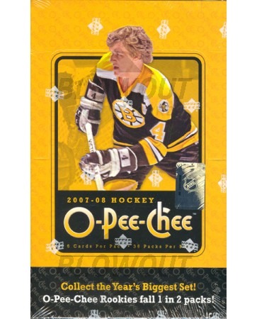 2007/08 O-Pee-Chee OPC Hockey Hobby 12 Box Case