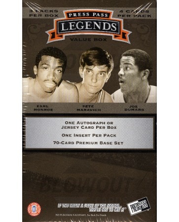 2007/08 Press Pass Legends Basketball Blaster 20 Box Case