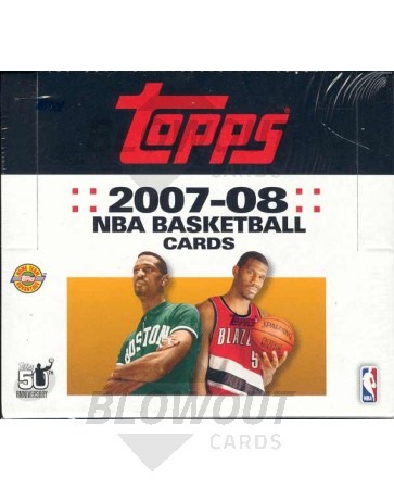 2007/08 Topps Basketball Jumbo HTA 6 Box Case