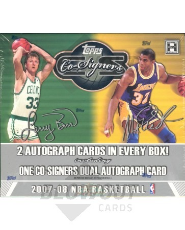 2007/08 Topps Co-Signers Basketball Hobby 24 Box Case