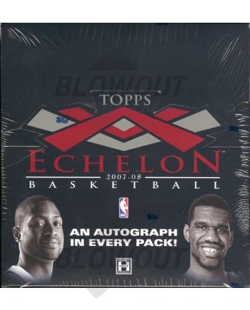 2007/08 Topps Echelon Basketball Hobby 3 Box Case