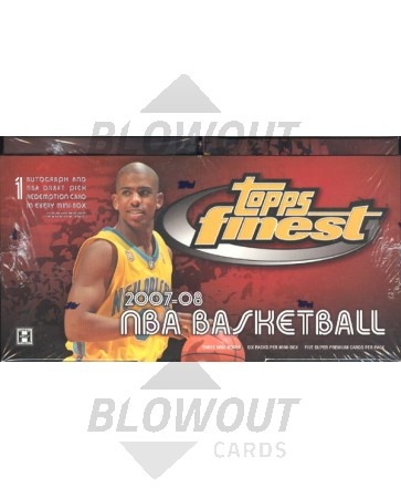 2007/08 Topps Finest Basketball Hobby 12 Box Case