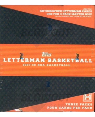 2007/08 Topps Letterman Basketball Hobby Box