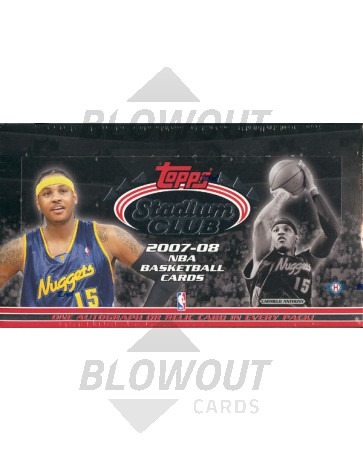 2007/08 Topps Stadium Club Basketball Hobby Box