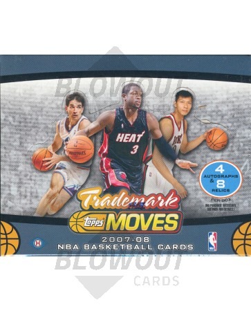 2007/08 Topps Trademark Moves Basketball Hobby 4 Box Case